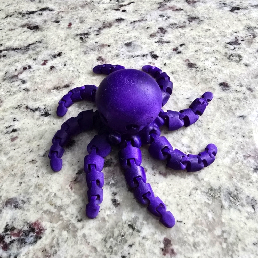 Purple Octopus Toy